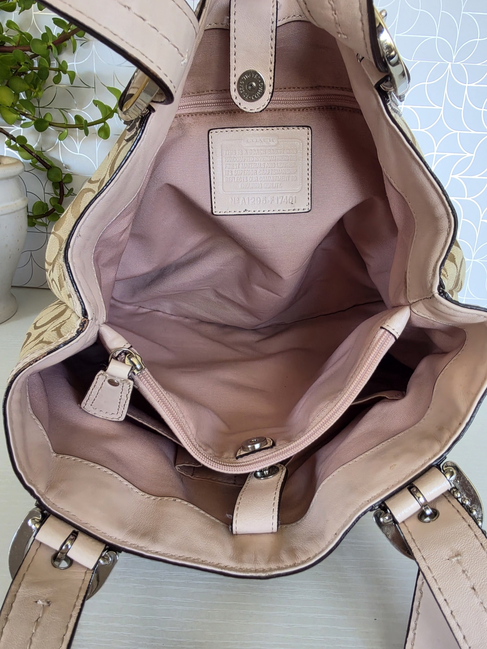 Coach Soho Signature Tote Bag - Picture 8 of 12